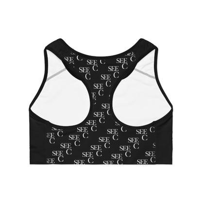 "Elevated Style" Collection - 'C Change' Design by vca - Sports Bra