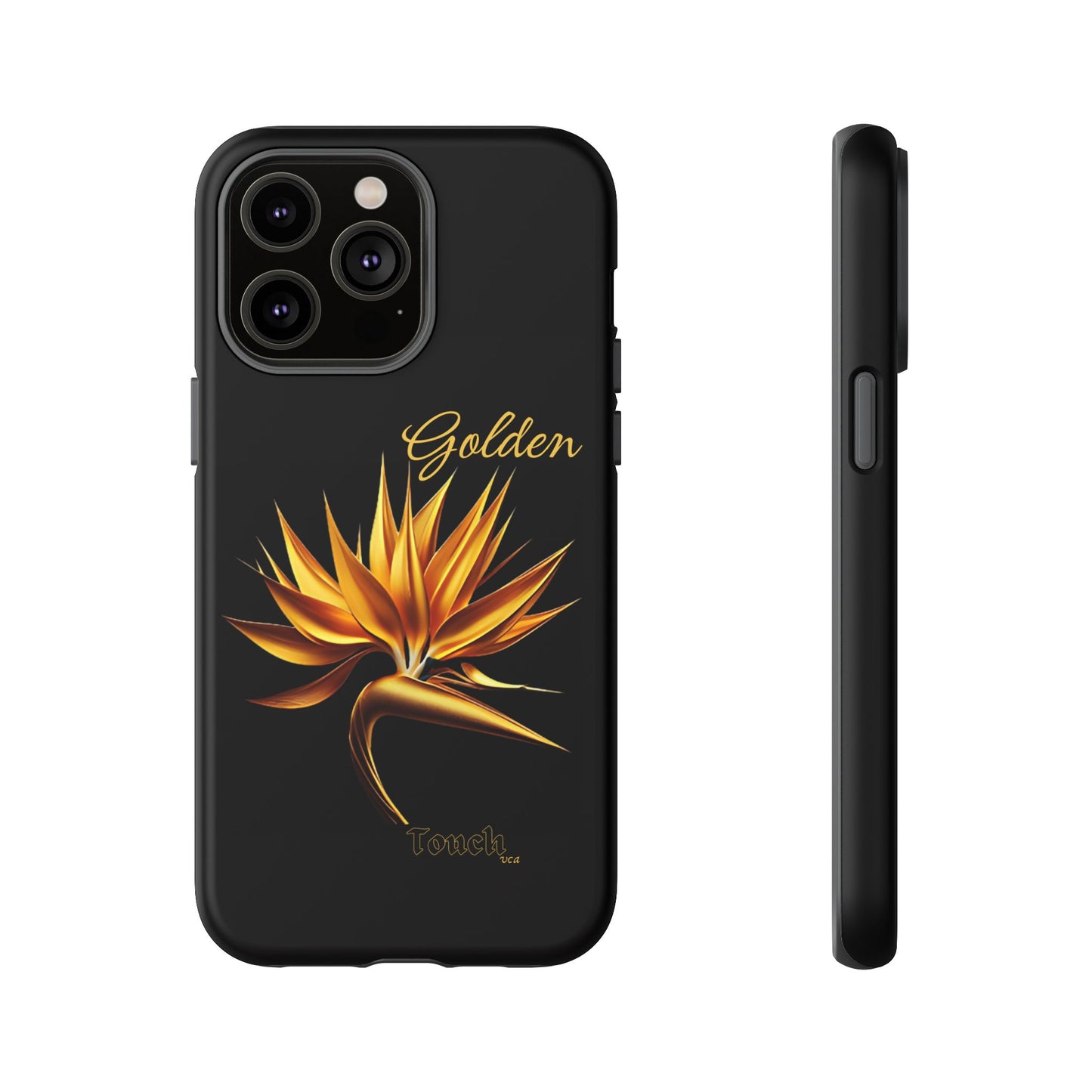 "Golden Touch" Collection -' Bird of Paradise1' design by vca - Designer Tough iPhone Cases