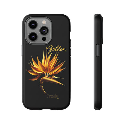 "Golden Touch" Collection -' Bird of Paradise1' design by vca - Designer Tough iPhone Cases