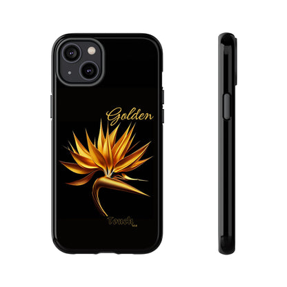 "Golden Touch" Collection -' Bird of Paradise1' design by vca - Designer Tough iPhone Cases