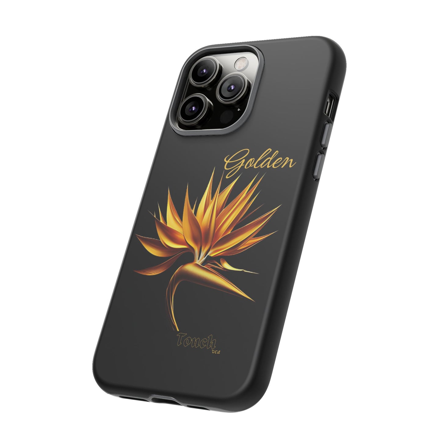 "Golden Touch" Collection -' Bird of Paradise1' design by vca - Designer Tough iPhone Cases