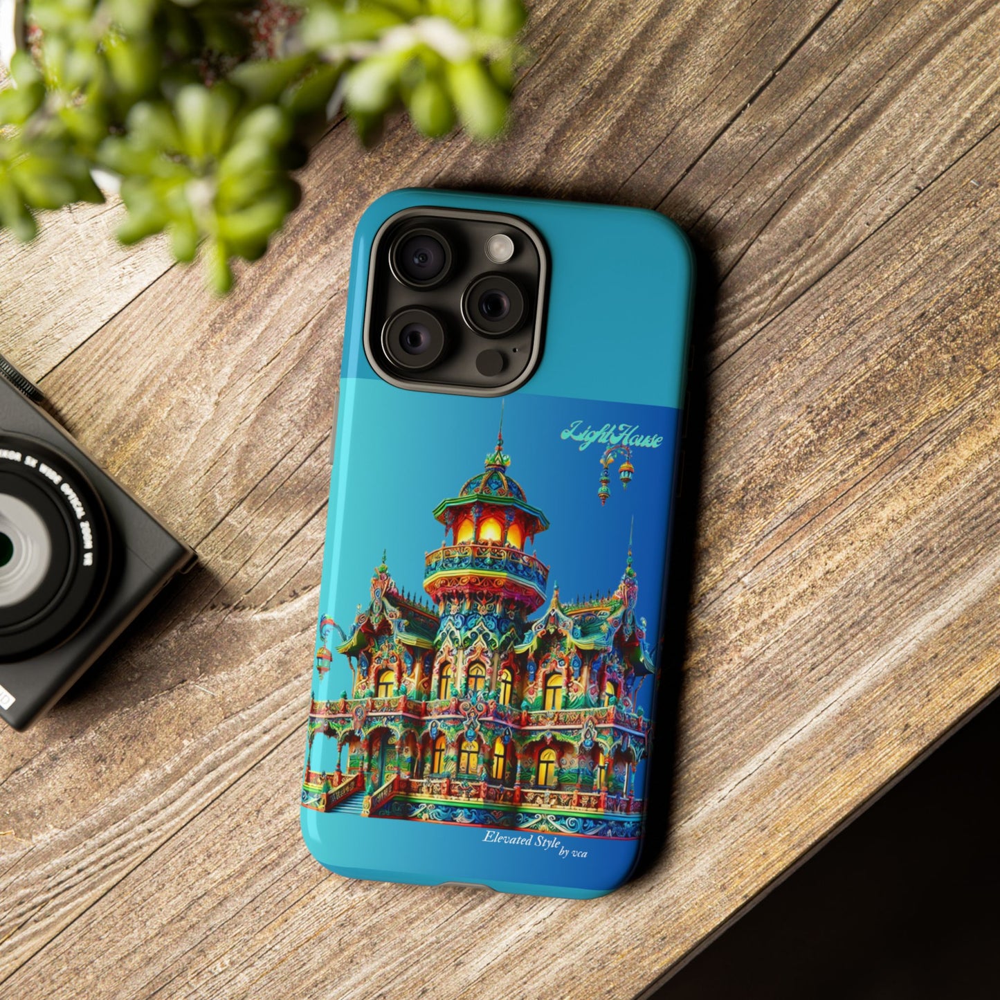 "Elevated Style" Collection - 'LightHouse2' design by vca - Designer iPhone Tough Cases