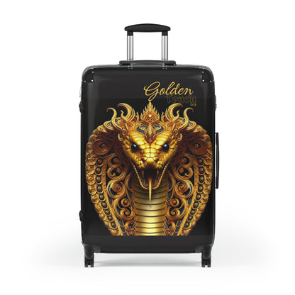 "Golden Touch" Collection - 'Cobra Head' design1 by vca - Designer Luggage Set