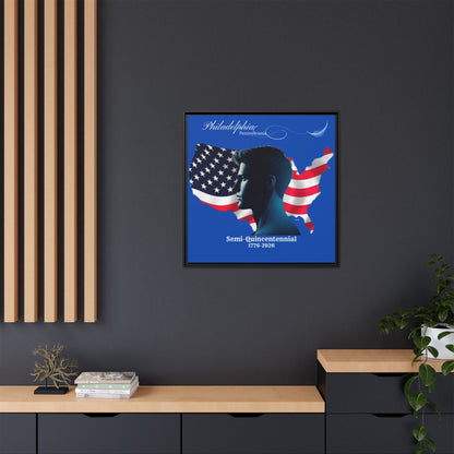 "Legacy of Liberty" Collection - Framed Canvas Art - 'The Modern Man Profile' by vca