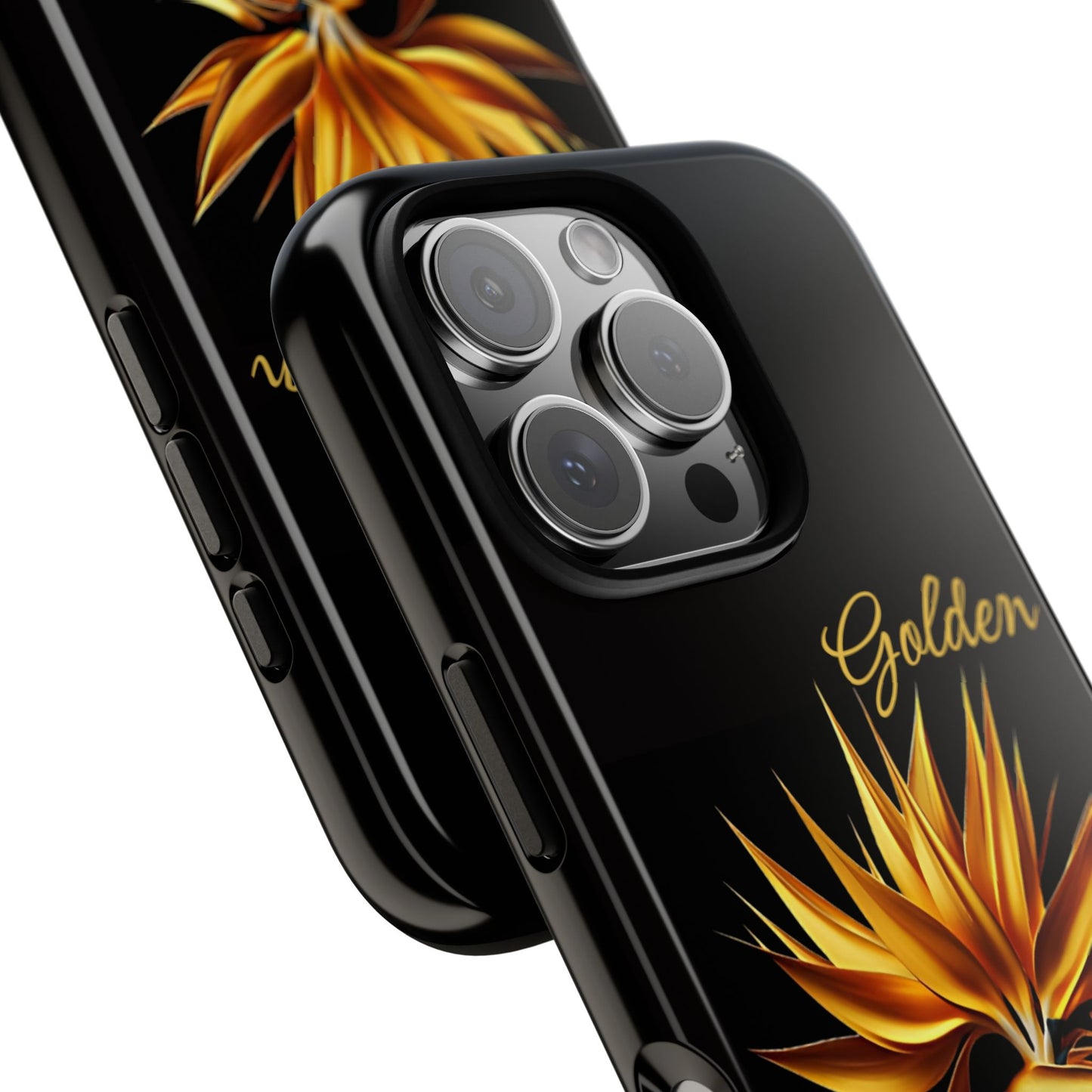 "Golden Touch" Collection -' Bird of Paradise1' design by vca - Designer Tough iPhone Cases